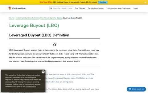 Leveraged Buyout (LBO) - Definition, Example, Complete Guide