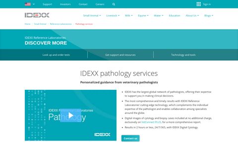 Pathology Services | IDEXX Reference Laboratories - IDEXX US