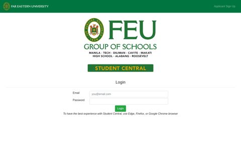 FEU Student Central