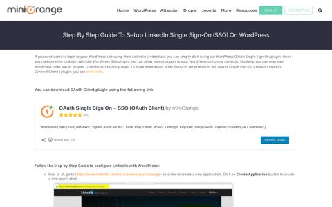 Step by Step Guide to setup LinkedIn Single Sign-On (SSO ...