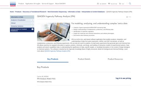 Ingenuity Pathway Analysis (IPA) - QIAGEN Online Shop