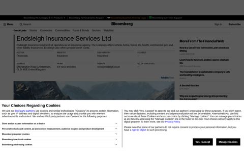 Endsleigh Insurance Services Ltd - Company Profile and ...