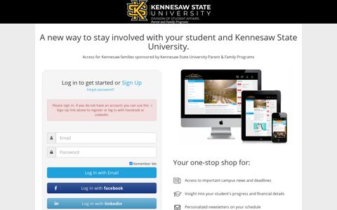 Login | The Kennesaw State University Parent & Family ...
