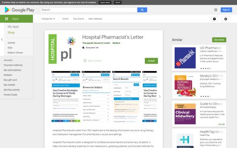Hospital Pharmacist's Letter - Apps on Google Play