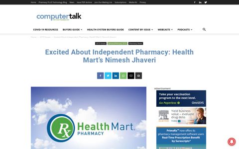 Excited About Independent Pharmacy: Health Mart's Nimesh ...