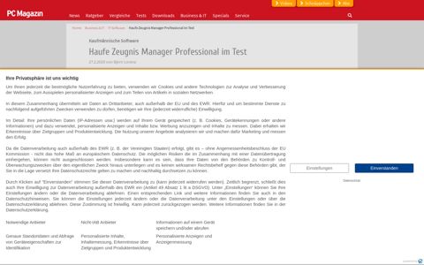 Haufe Zeugnis Manager Professional im Test - PC Magazin