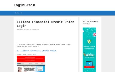 illiana financial credit union login - LoginBrain