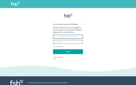 Login - Federation of Small Businesses