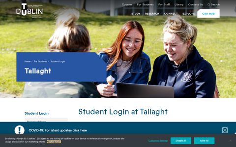 Student Login at Tallaght - TU Dublin