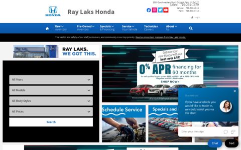 Ray Laks Honda | Honda Dealership Buffalo NY