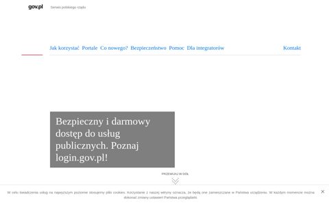 login.gov.pl: Dostęp do usług publicznych
