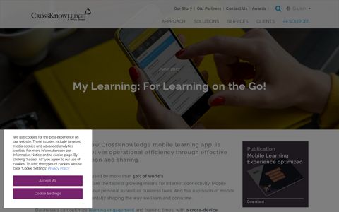My Learning: For Learning on the Go! - Crossknowledge