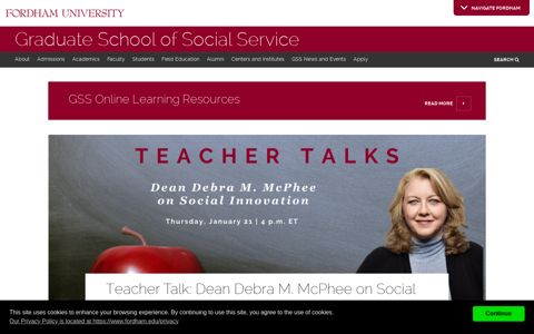 Graduate School of Social Service | Fordham