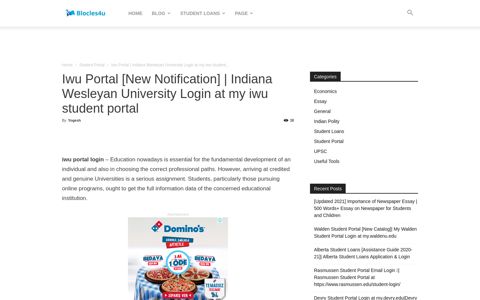 Iwu Portal [New Notification] | Indiana Wesleyan University ...