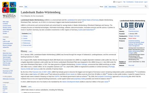 Landesbank Baden-Württemberg - Wikipedia