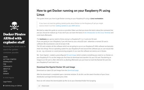 How to get Docker running on your Raspberry Pi ... - Hypriot