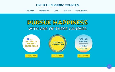 Gretchen Rubin: Courses