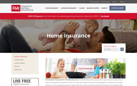 NJ Residential Insurance | FMI - Franklin Mutual Insurance