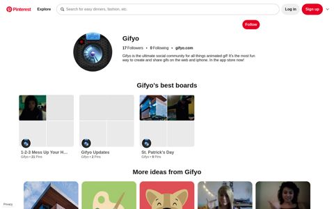 Gifyo (gifyo) on Pinterest | See collections of their favorite ideas