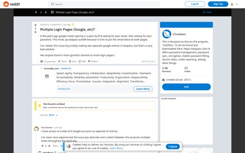 Multiple Login Pages (Google, etc)? : Lastpass - Reddit