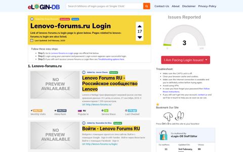 Lenovo-forums.ru Login