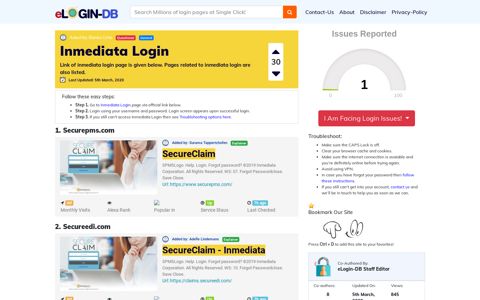 Inmediata Login - A database full of login pages from all over ...