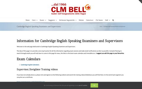 Cambridge English Speaking Examiners and Supervisors ...
