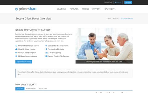 Client Portal - Primeshare
