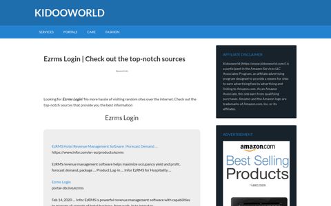 Ezrms Login | Check out the top-notch sources - kidooworld