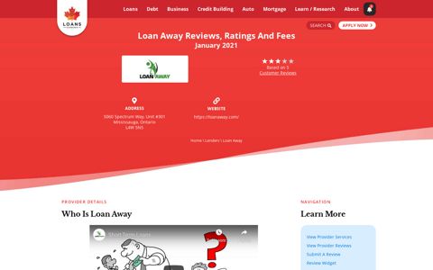 Loan Away Reviews, Ratings And Fees 2020 | Loans Canada