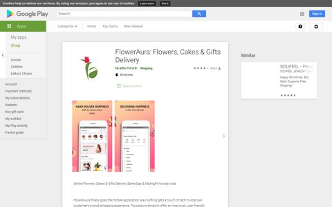 FlowerAura: Flowers, Cakes & Gifts Delivery – Apps on ...