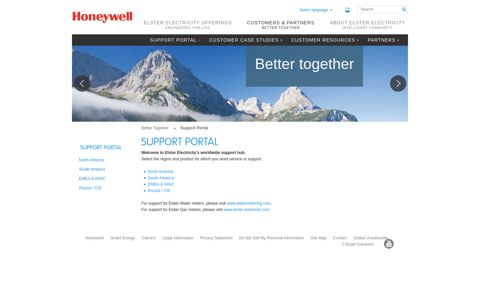 Honeywell Elster - Support Portal - Better Together