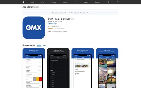 ‎GMX - Mail & Cloud on the App Store