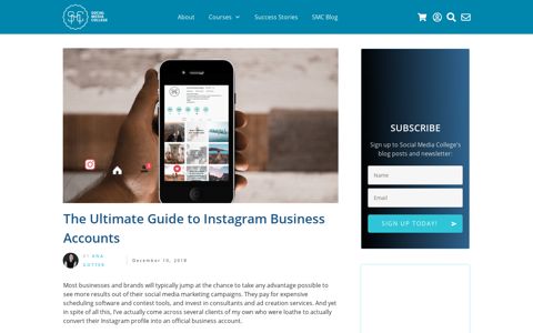 The Ultimate Guide to Instagram Business Accounts - Social ...