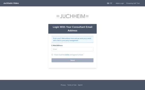 Login With Your Consultant Email Address - Juchheim Video