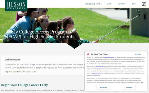 Early College Access Program (ECAP) for High School Students