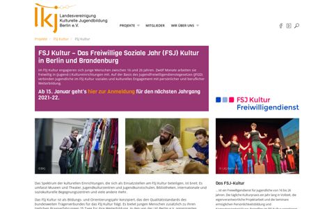 FSJ Kultur | Landesvereinigung Kulturelle ... - LKJ Berlin