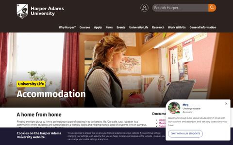 University Life - Accommodation | Harper Adams University