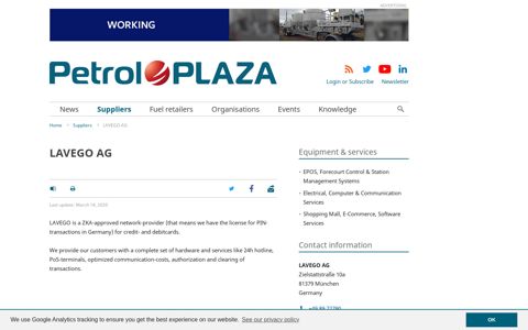 LAVEGO AG | PetrolPlaza