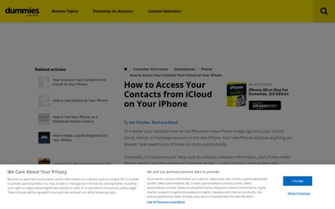 How to Access Your Contacts from iCloud on Your iPhone ...