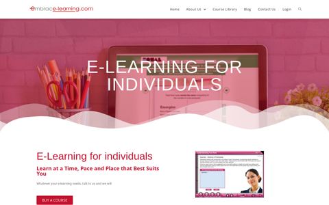 E-Learning For Individuals | Embrace Learning