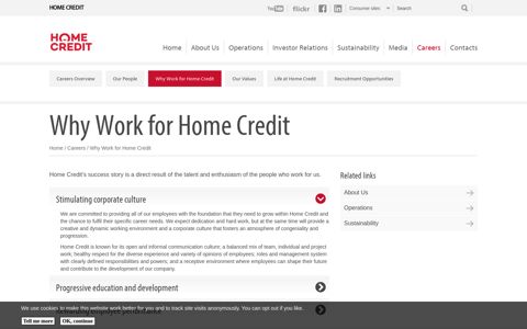 Why Work for Home Credit – Home Credit