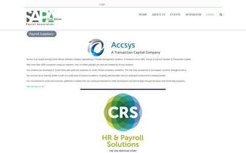 Payroll Suppliers