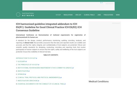 ICH GCP - ICH harmonised guideline integrated addendum to ...