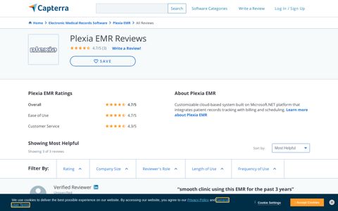 Plexia EMR Reviews 2020 - Capterra