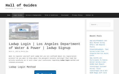 Ladwp Login | Los Angeles Department of Water & Power ...