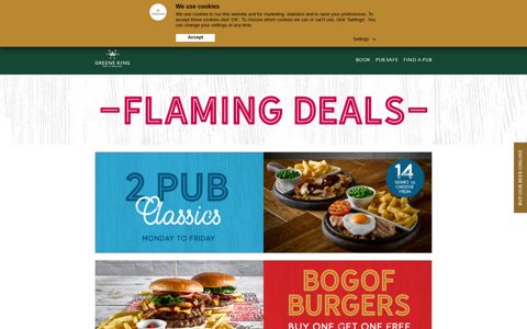 Offers | Flaming Grill | Greene King Local Pubs