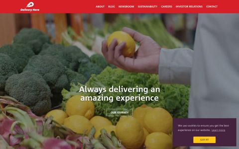 Delivery Hero: Home