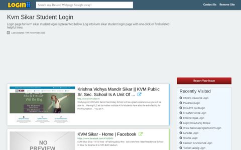 Kvm Sikar Student Login - Loginii.com