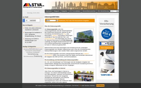 Strassenverkehrsamt.de | STVA